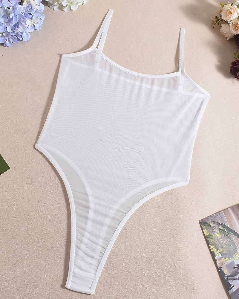 Sora™ | Transparent Mesh Bodysuit