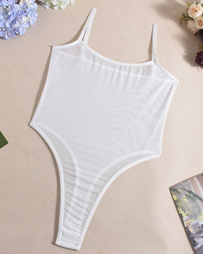 Sora™ | Transparent Mesh Bodysuit