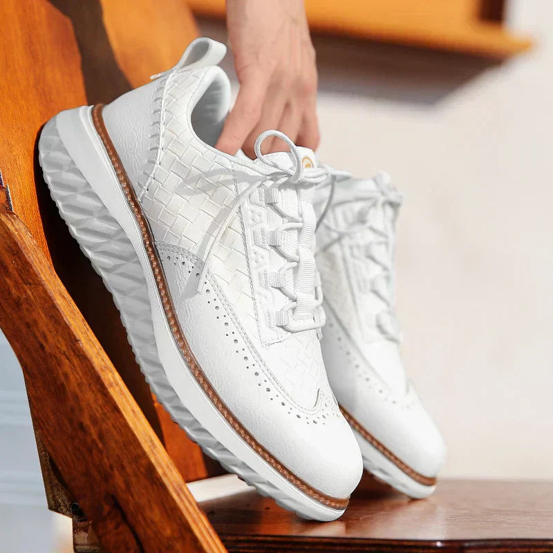 Nick | Elegant Matteo Leather Sneakers
