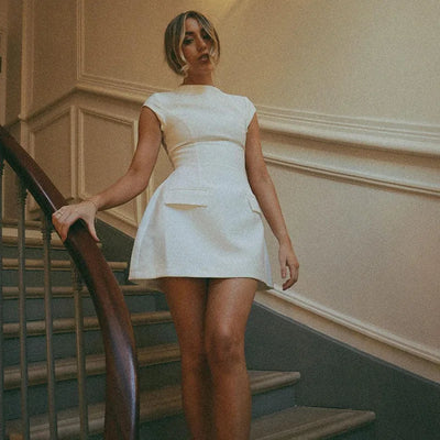 Ellen | Elegant Structured Dress