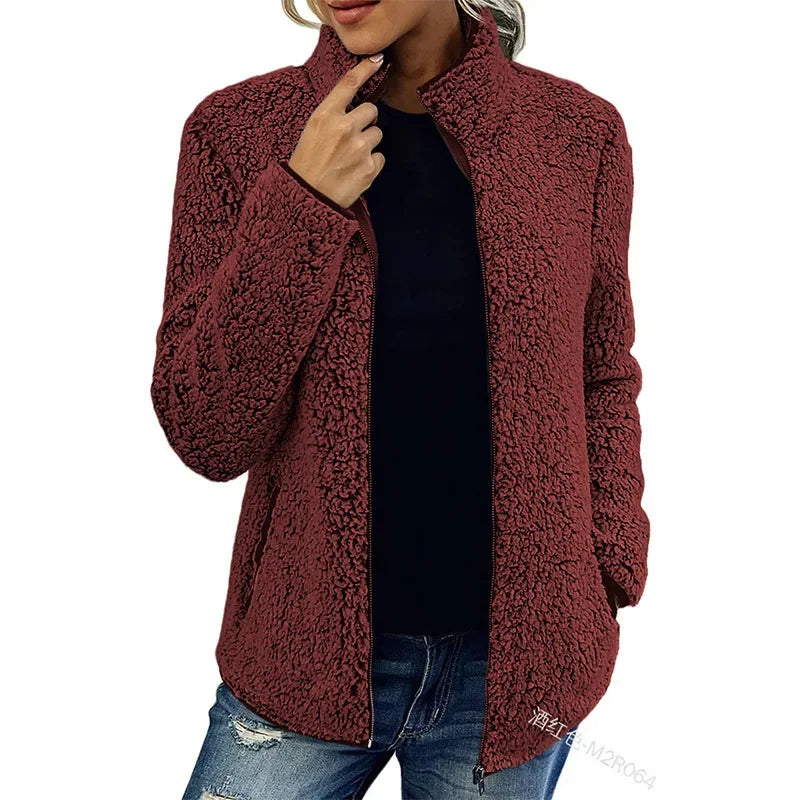 Zahra - Fleece Zip-Up Jacket