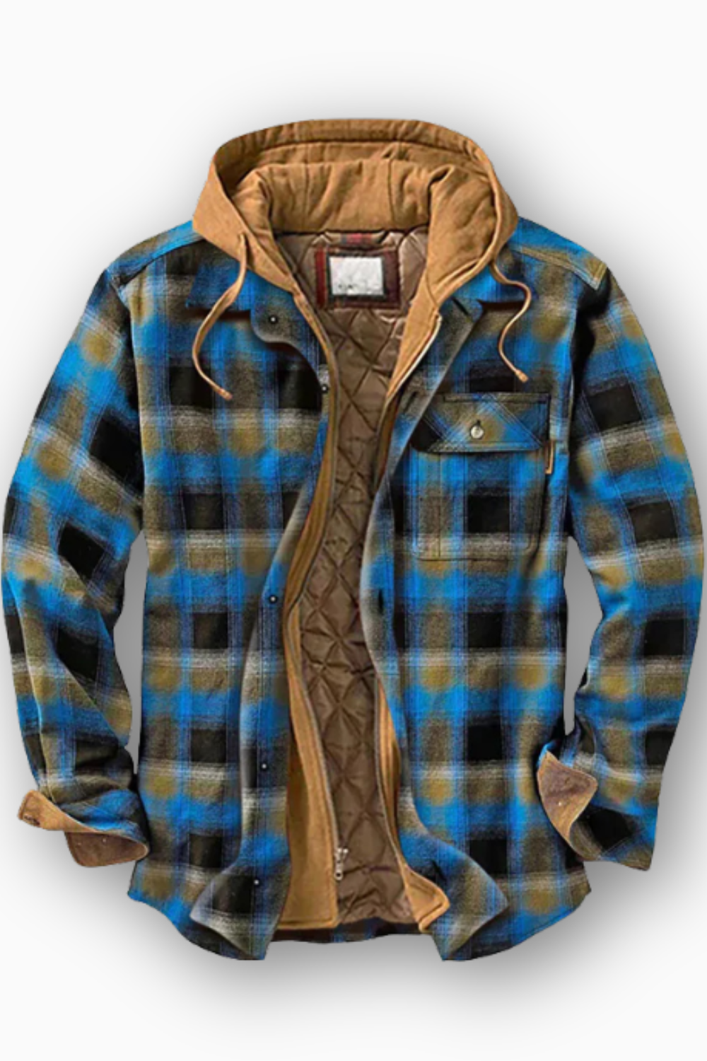 Isaac | Patchwork Check Jacket