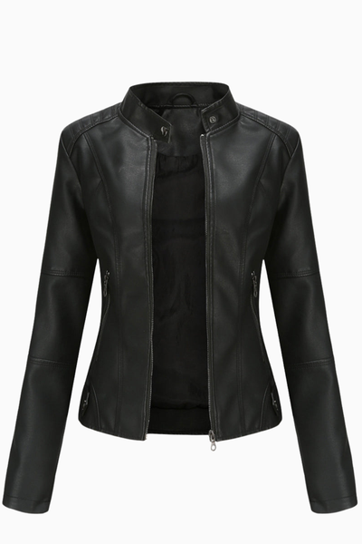 Jillian | Elegant Leather Jacket