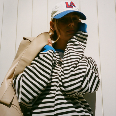 Zoe - Oversized Striped Sweater