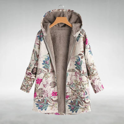 Hazel - Floral Fleece Jacket