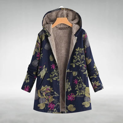 Hazel - Floral Fleece Jacket