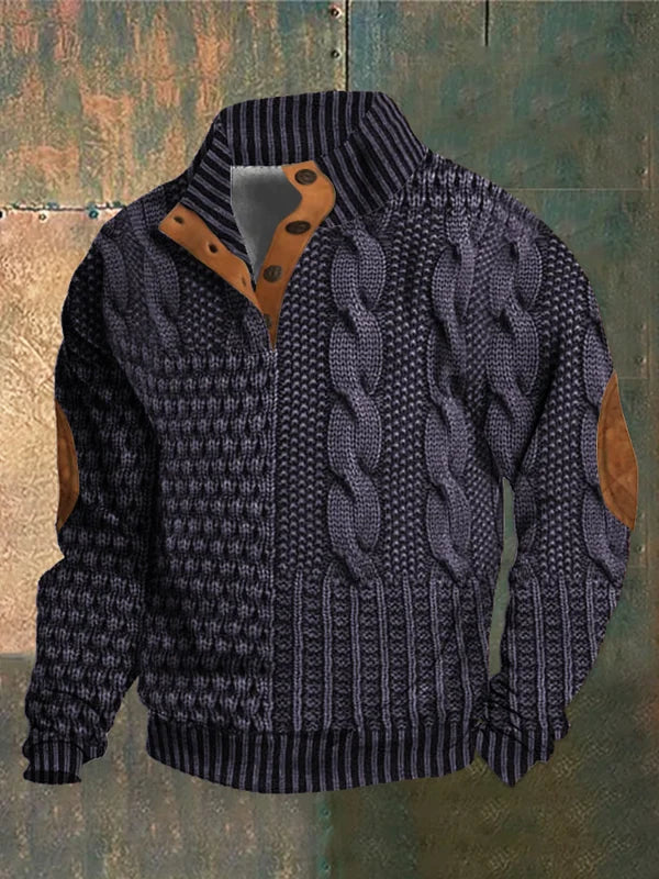 Elric™ | Knitted Sweater with Pattern