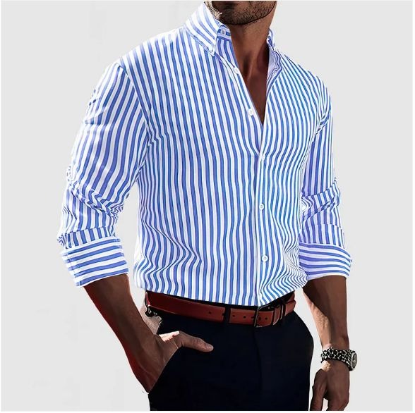 Stefan™ | Elegant Striped Shirt