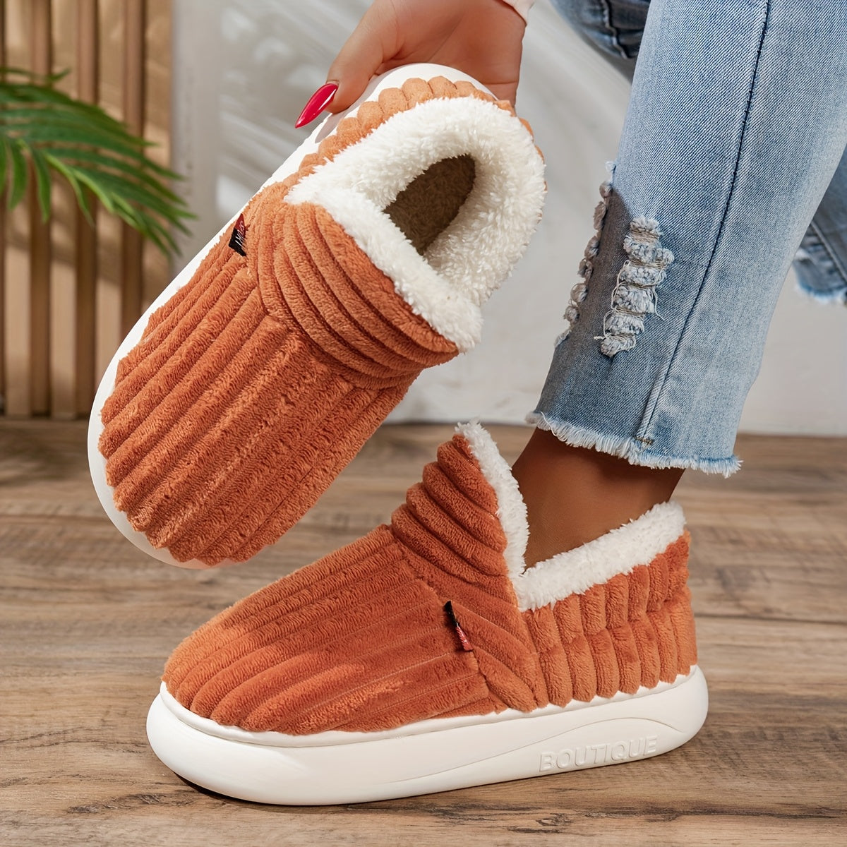 CozyStep – Plush Home Slippers