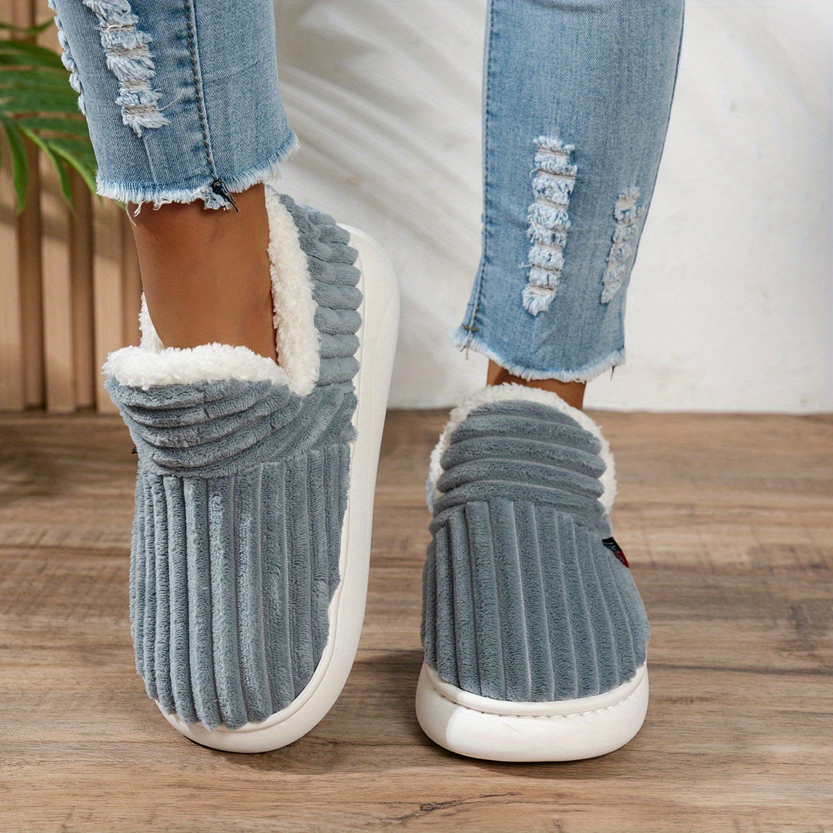 CozyStep – Plush Home Slippers
