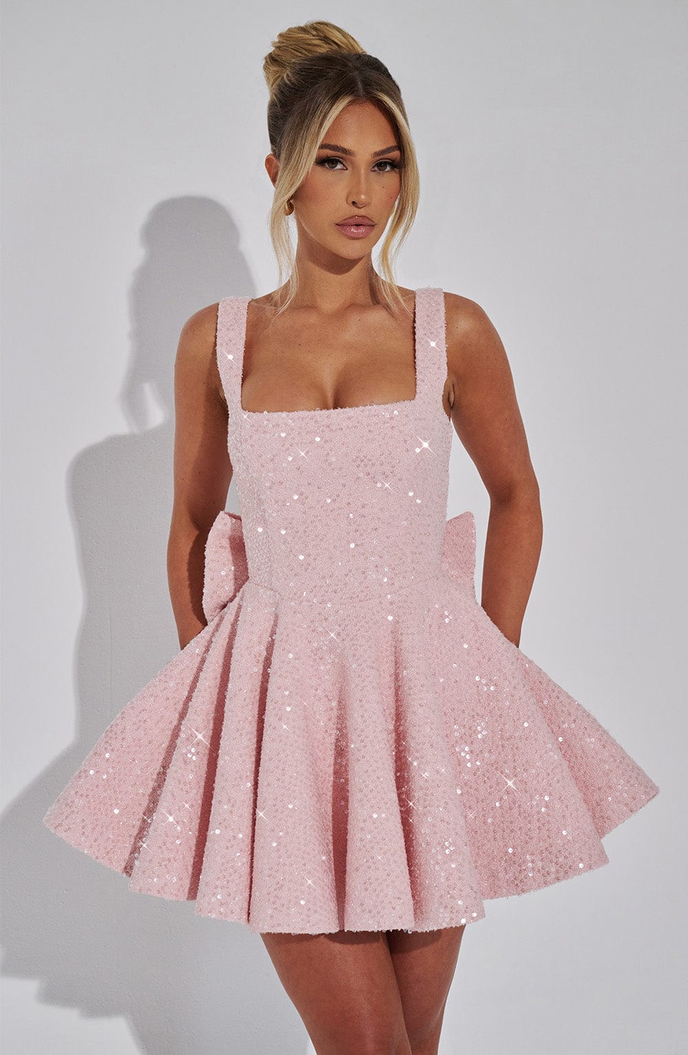 Romy | Dazzling Bow Dress