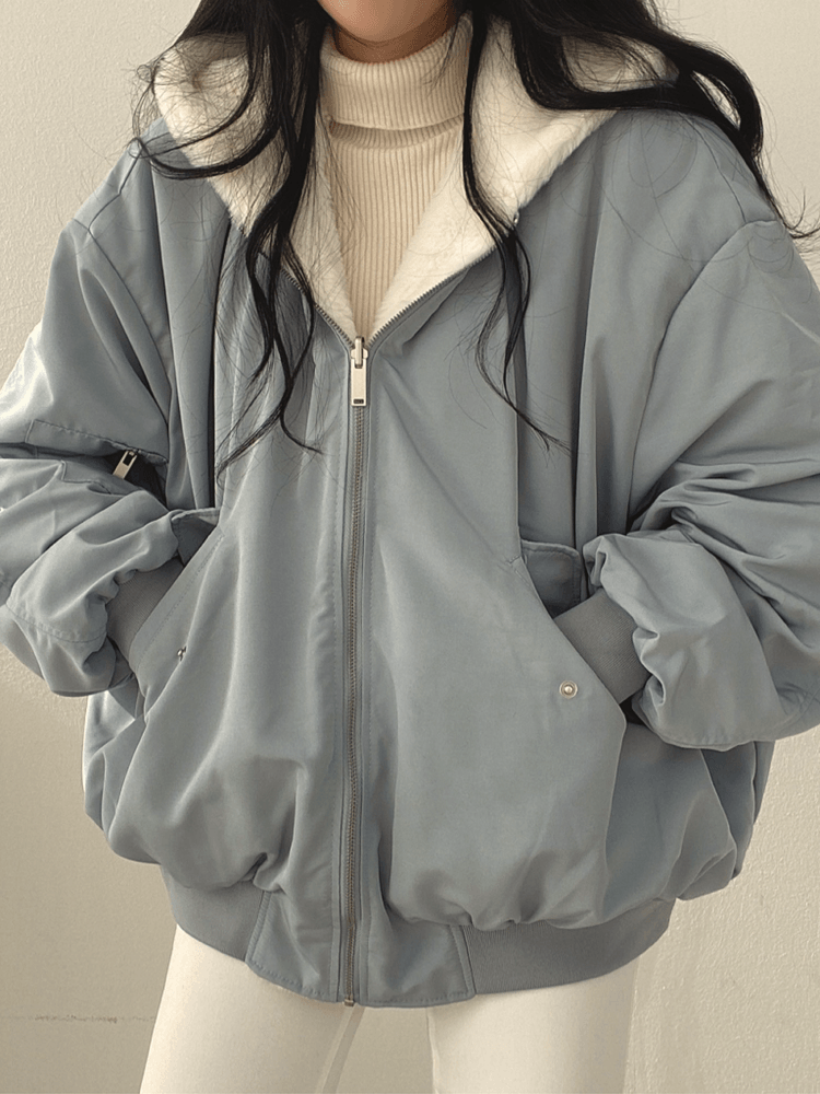 Grace - Stylish Oversized Bomber Jacket