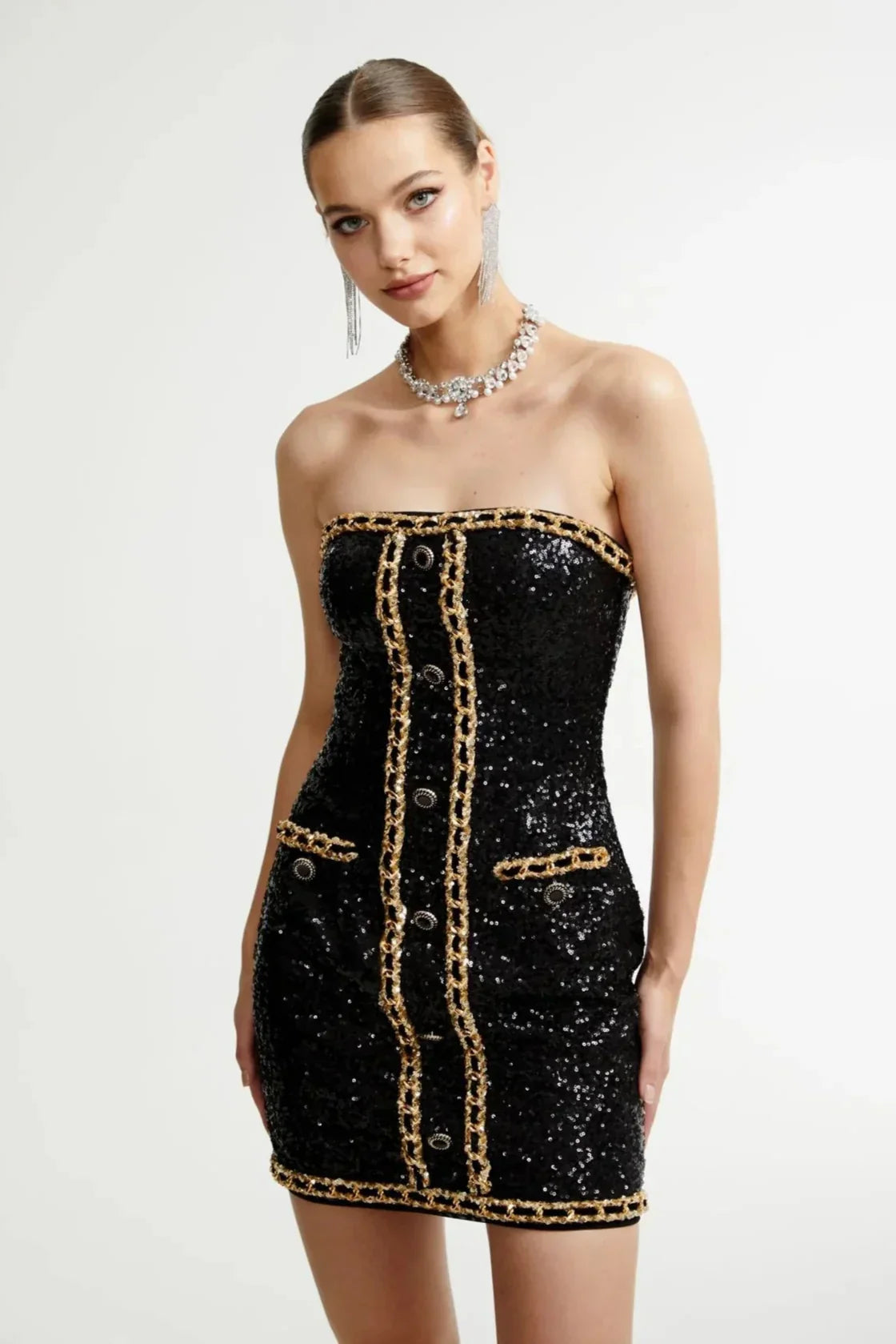 Giselle | Elegant Strapless Dress