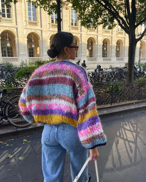 Eleni - Colorful Crochet Sweater