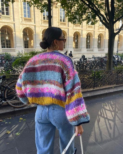 Eleni - Colorful Crochet Sweater