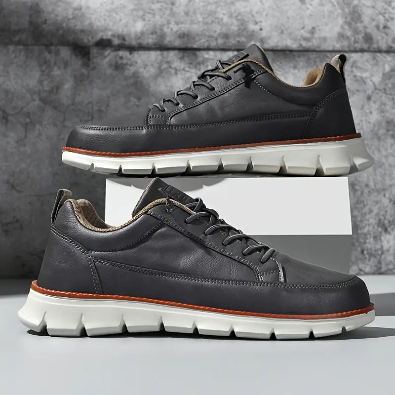 Vittorio Flexi Leather Sneakers