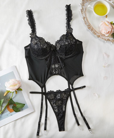 Leyla™ | Elegant Bridal Lingerie Set