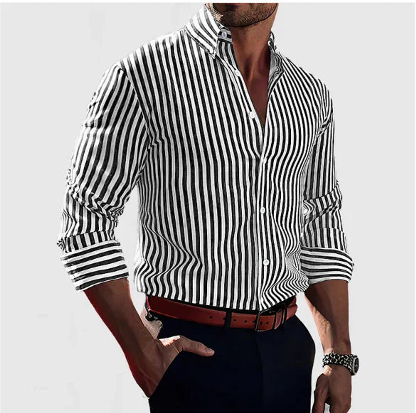 Stefan™ | Elegant Striped Shirt
