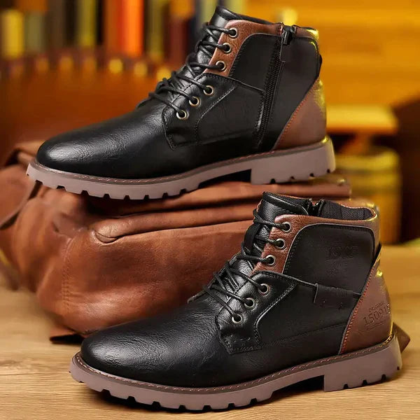 Brody | Lace-Up Boots Made of Durable Material