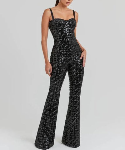 Avah - Glamorous Sequin Jumpsuit