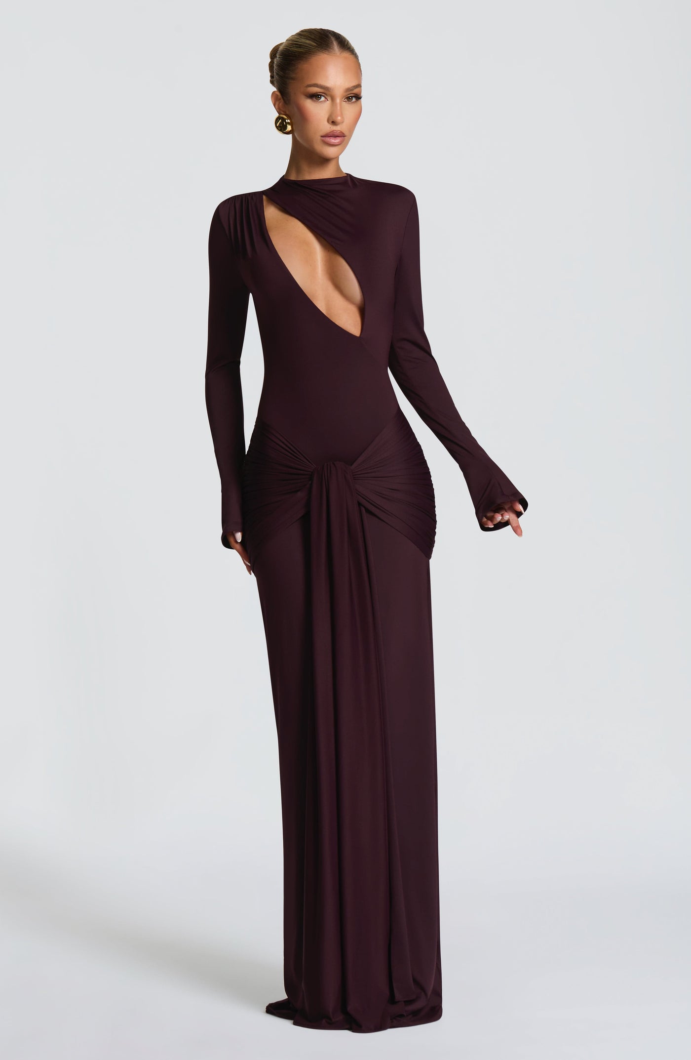 Tahnee Maxi Dress - Plum